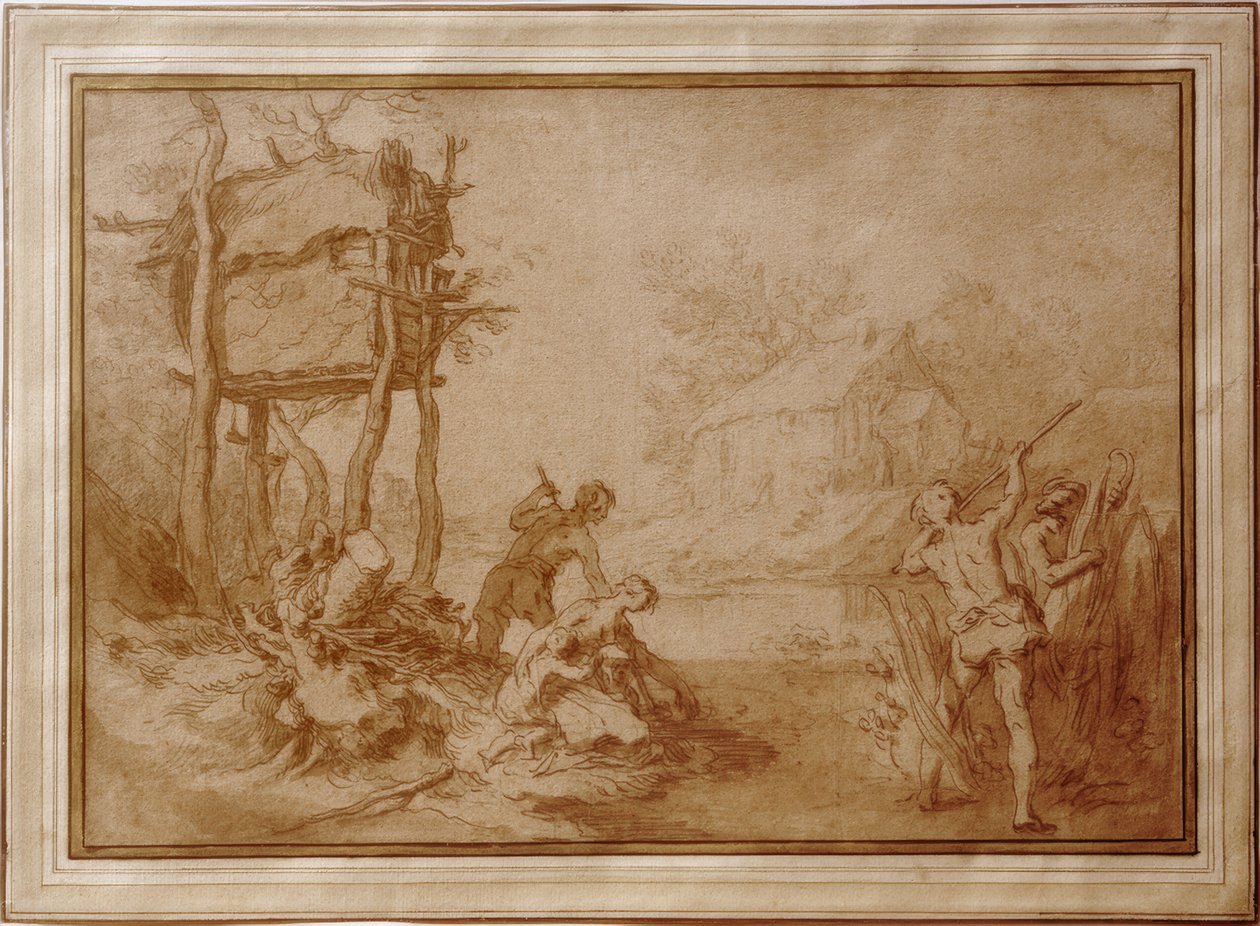 Latona y los campesinos licios de Abraham Bloemaert