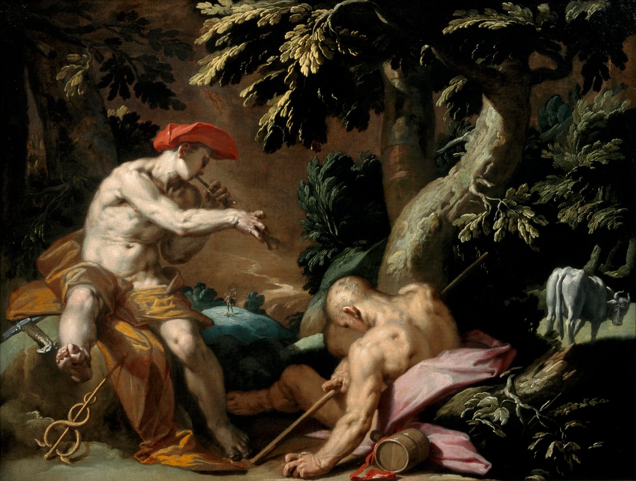 Mercurio, Argus e Io de Abraham Bloemaert