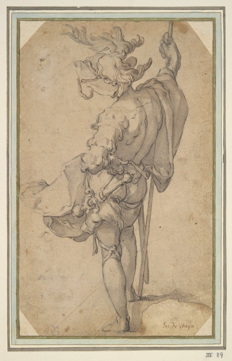 Soldado de pie de Abraham Bloemaert