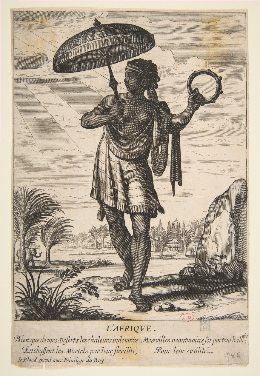 África, mediados a finales del siglo XVII de Abraham Bosse