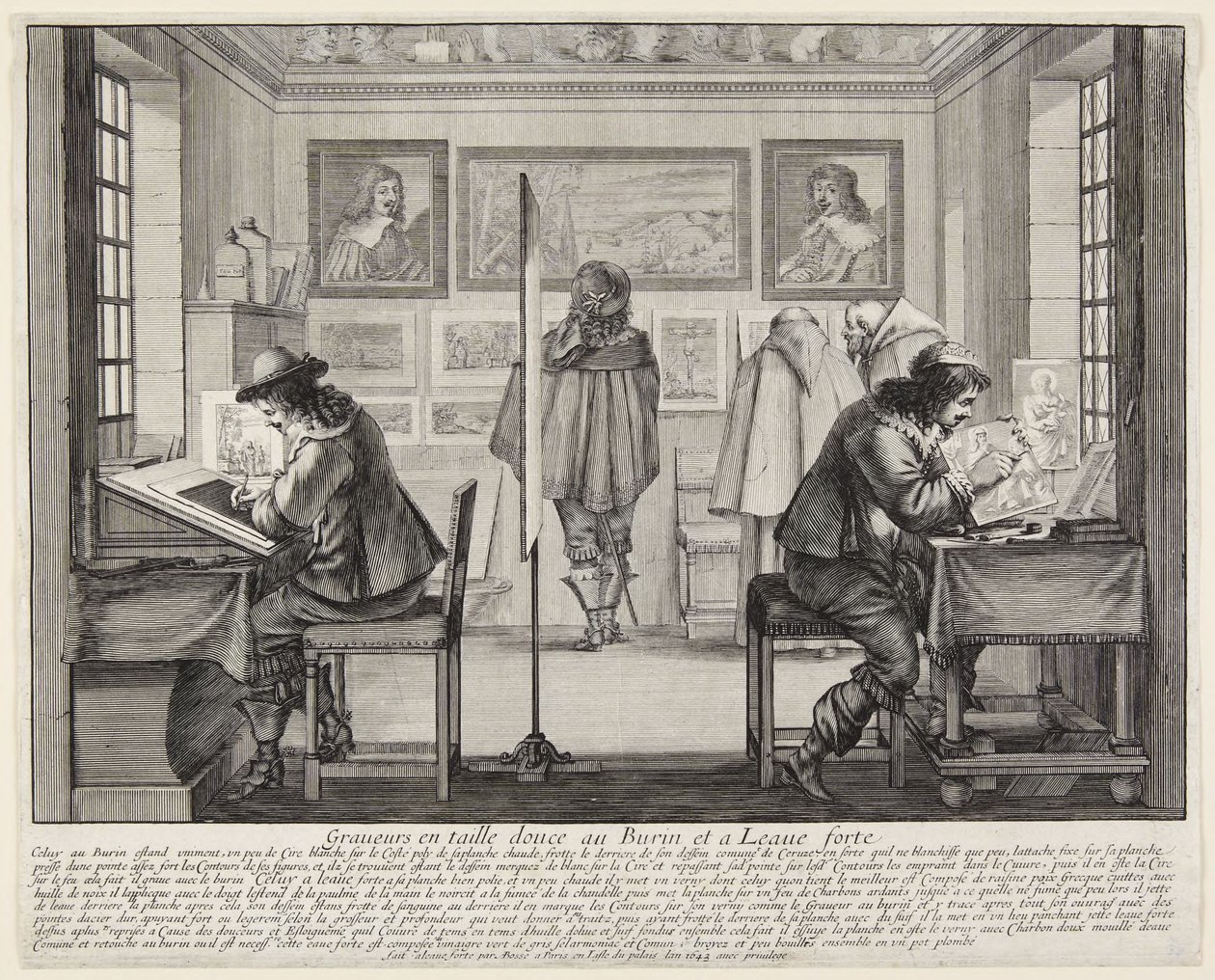 Grabadores en cobre y aguafortistas de Abraham Bosse