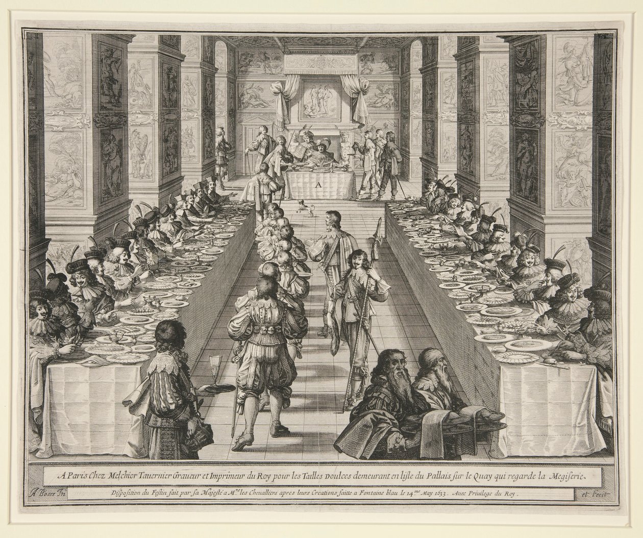 Disposición de la Fiesta, desde de Abraham Bosse