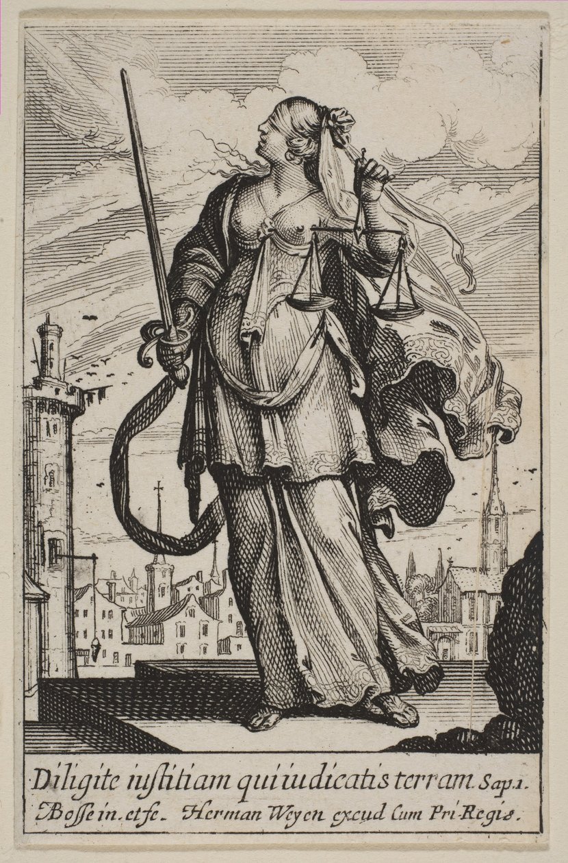 Justicia, 1636 de Abraham Bosse
