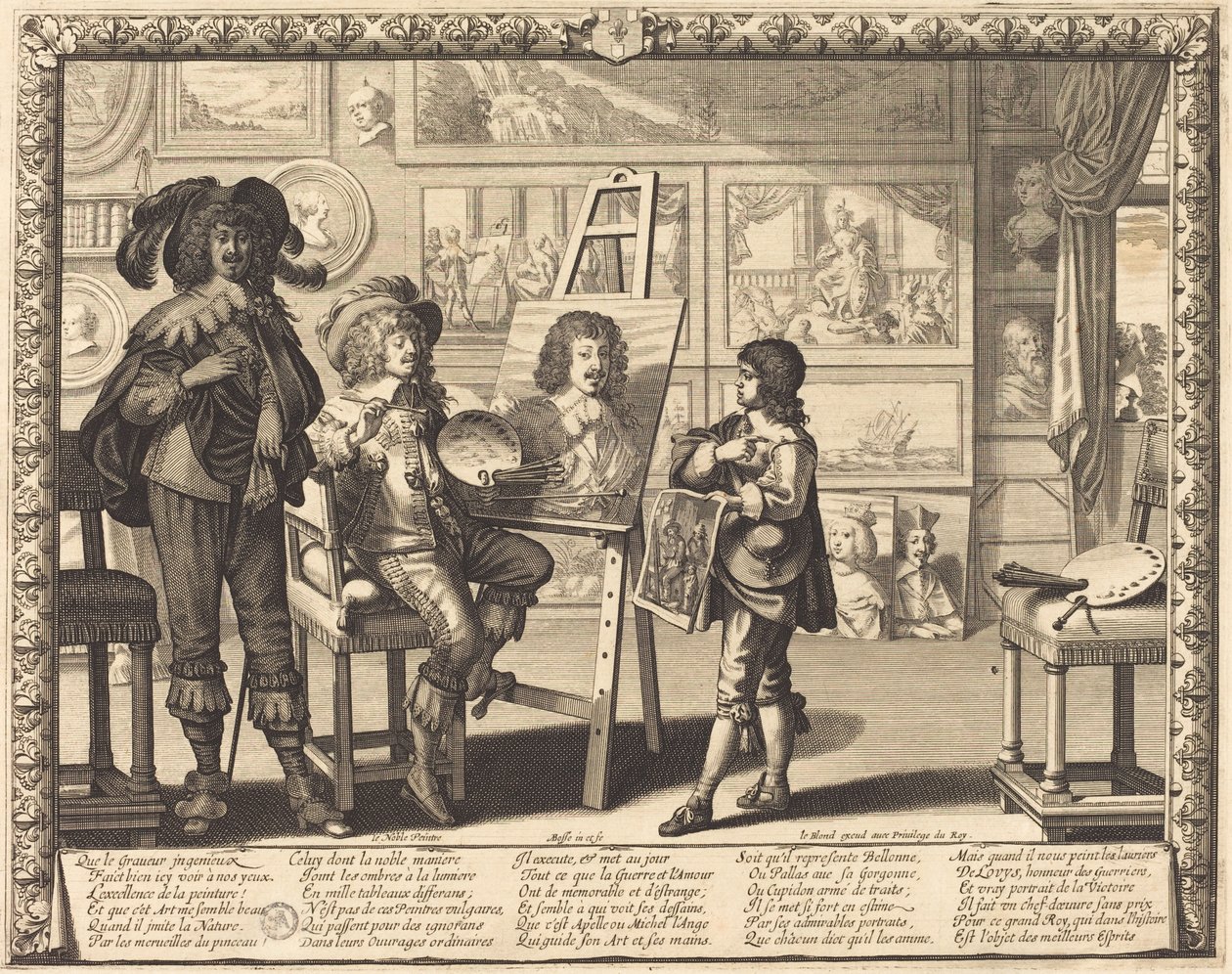 El noble pintor de Abraham Bosse