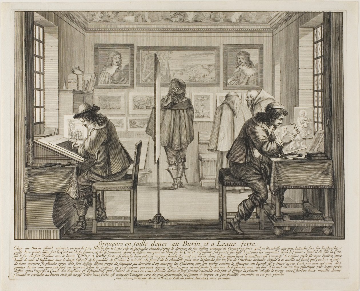 El Grabador y el Aguafortista de Abraham Bosse