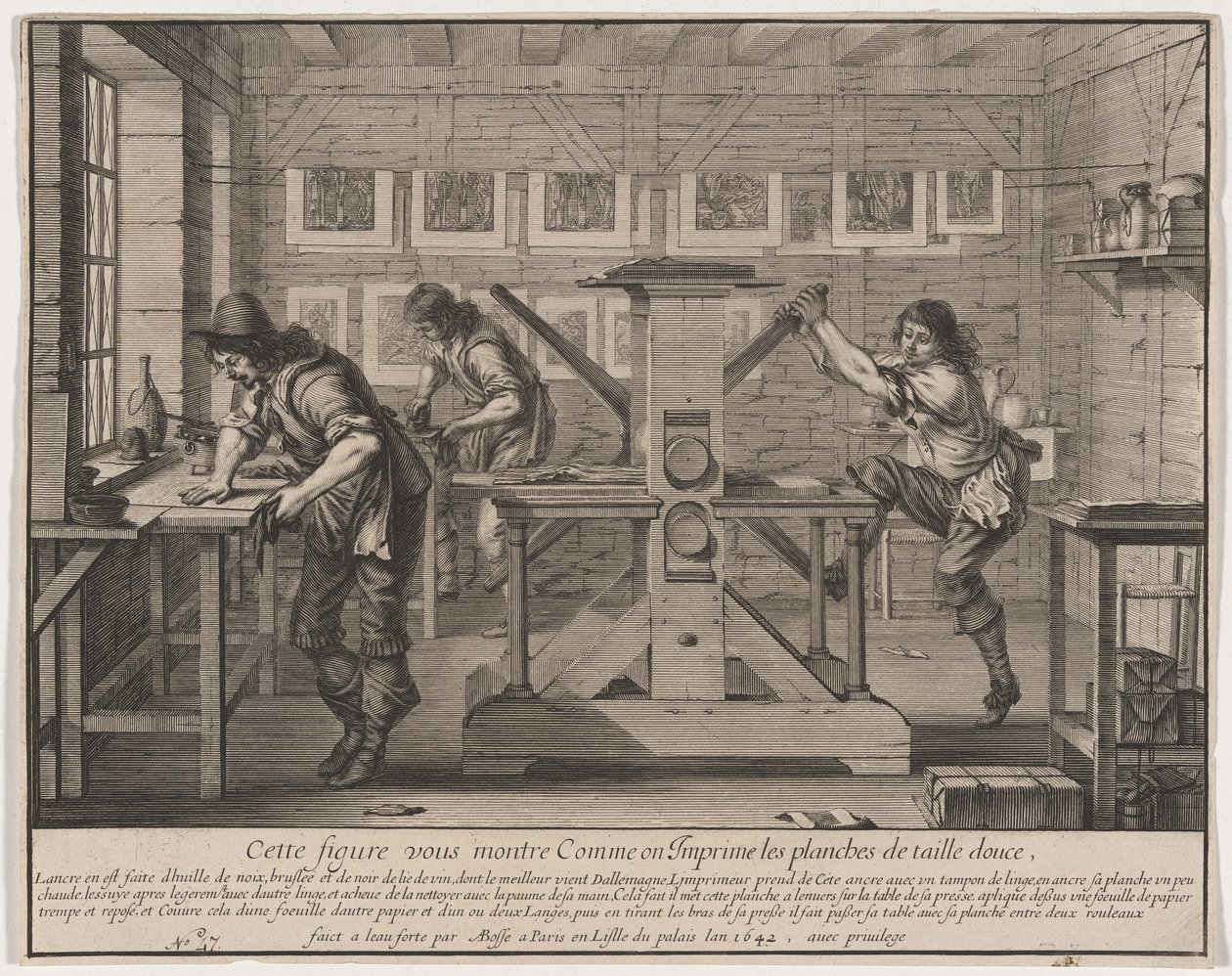 Los impresores calcográficos de Abraham Bosse