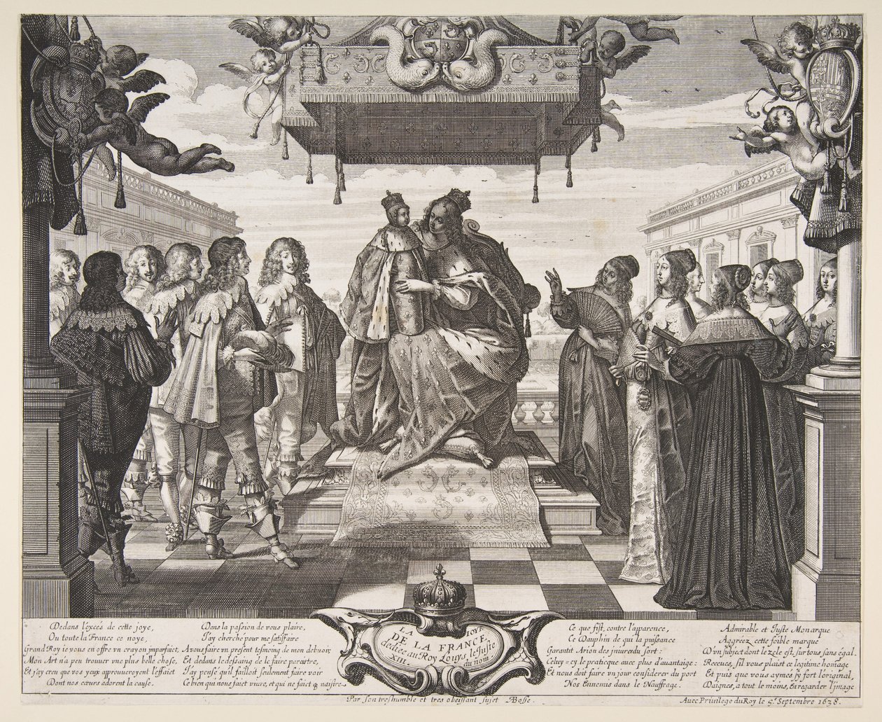 La alegría de Francia de Abraham Bosse