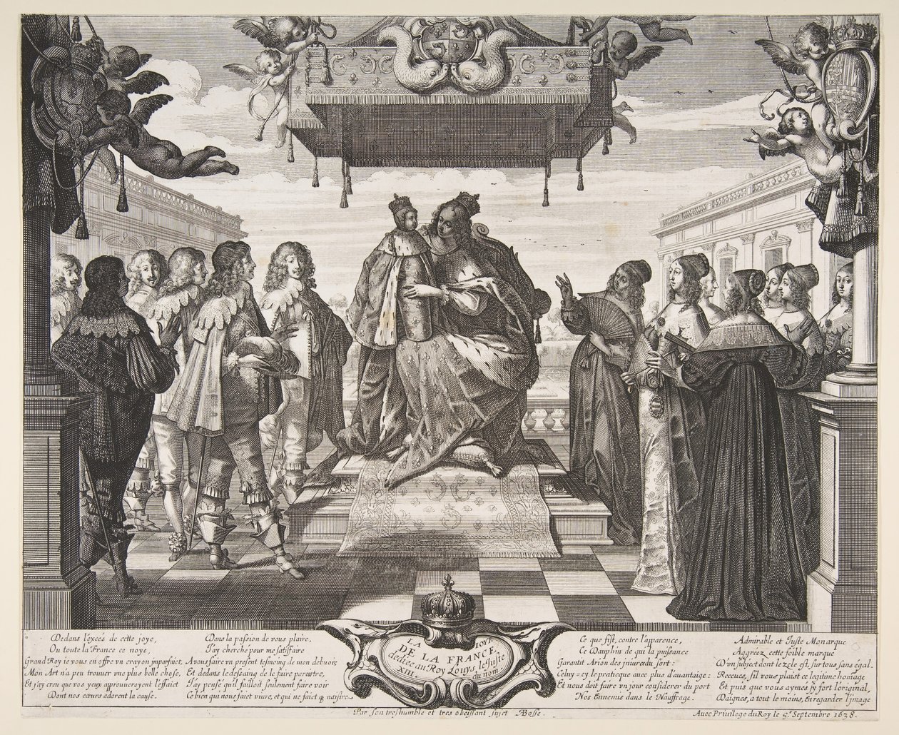 La alegría de Francia, 1638 de Abraham Bosse