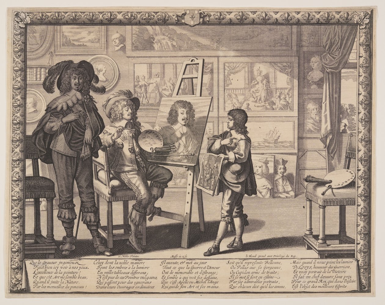 El pintor noble de Abraham Bosse