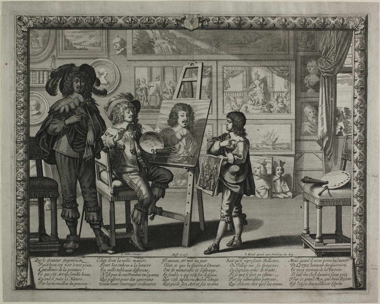 El pintor noble de Abraham Bosse