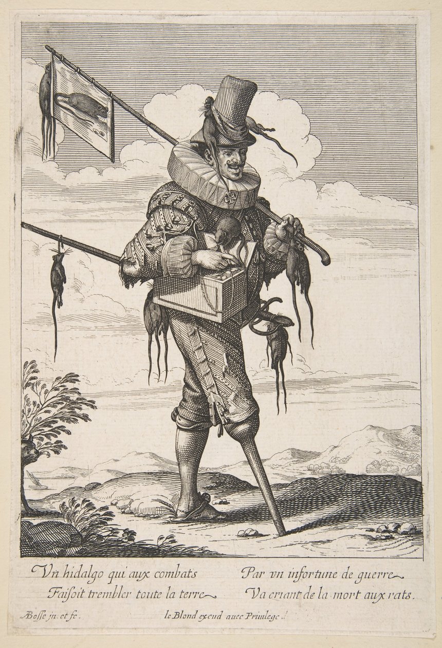 El cazador de ratas de Abraham Bosse