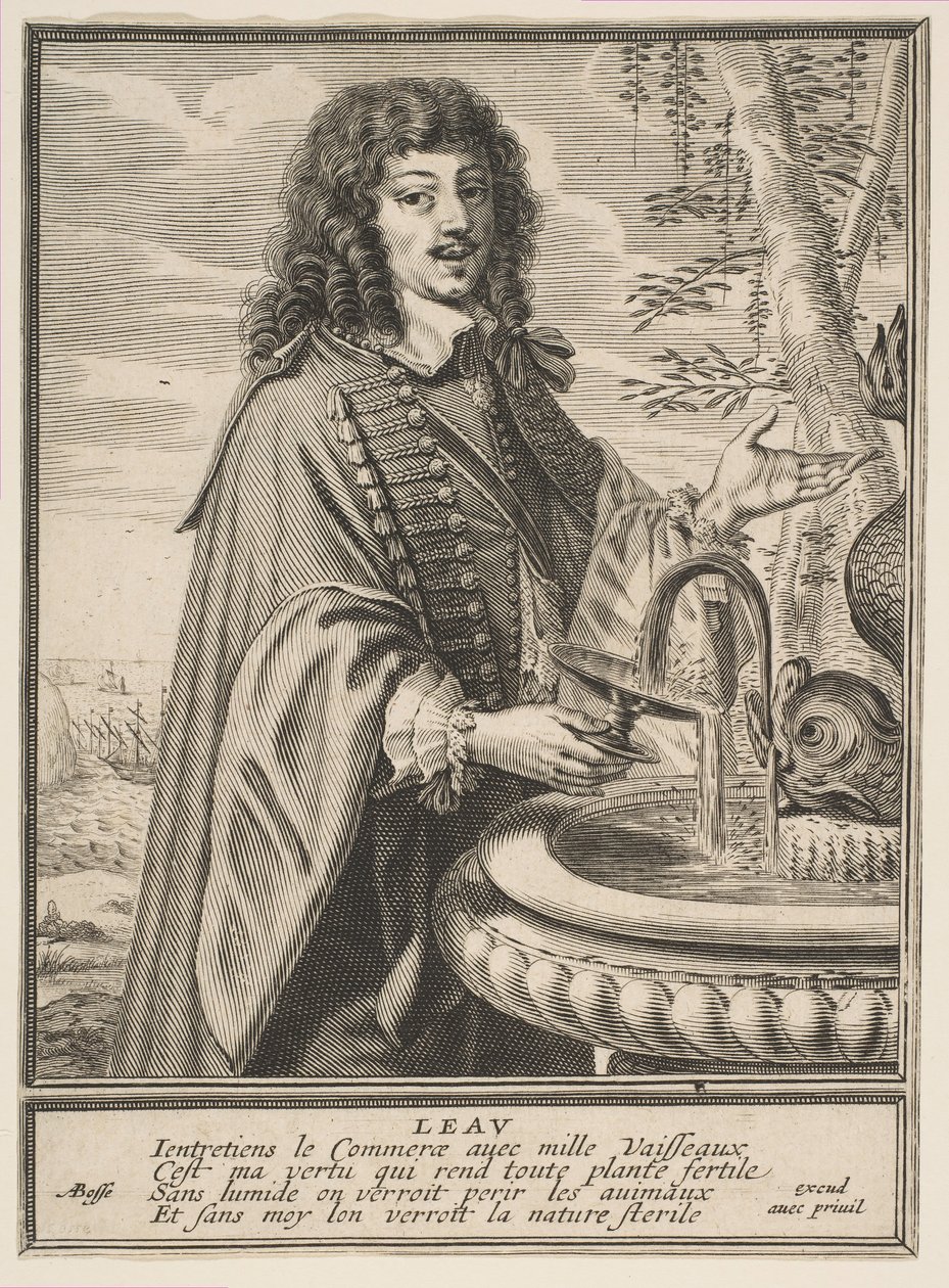 Agua, ca. 1630 de Abraham Bosse