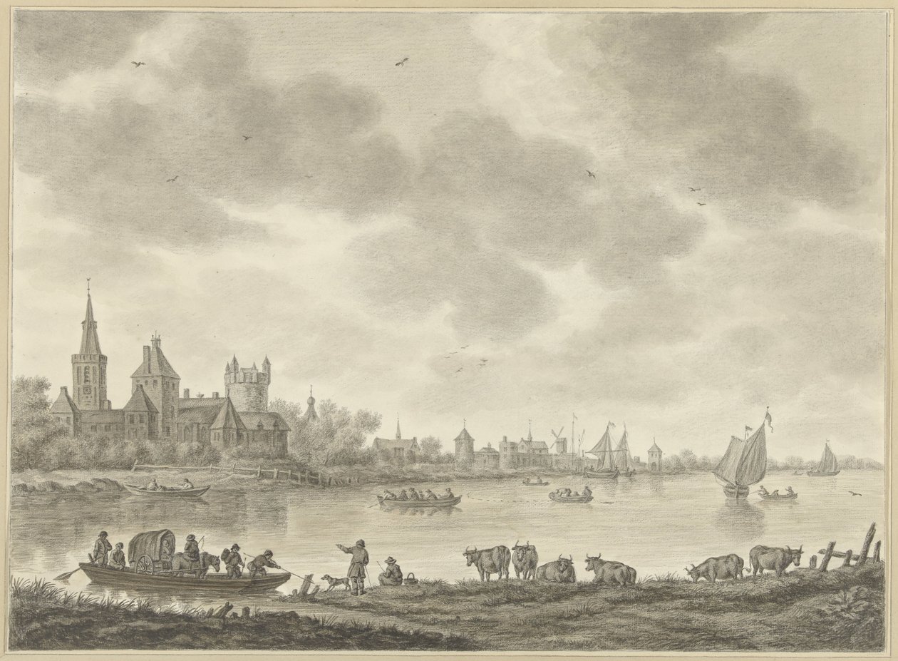Paisaje fluvial con manantial de Abraham Delfos
