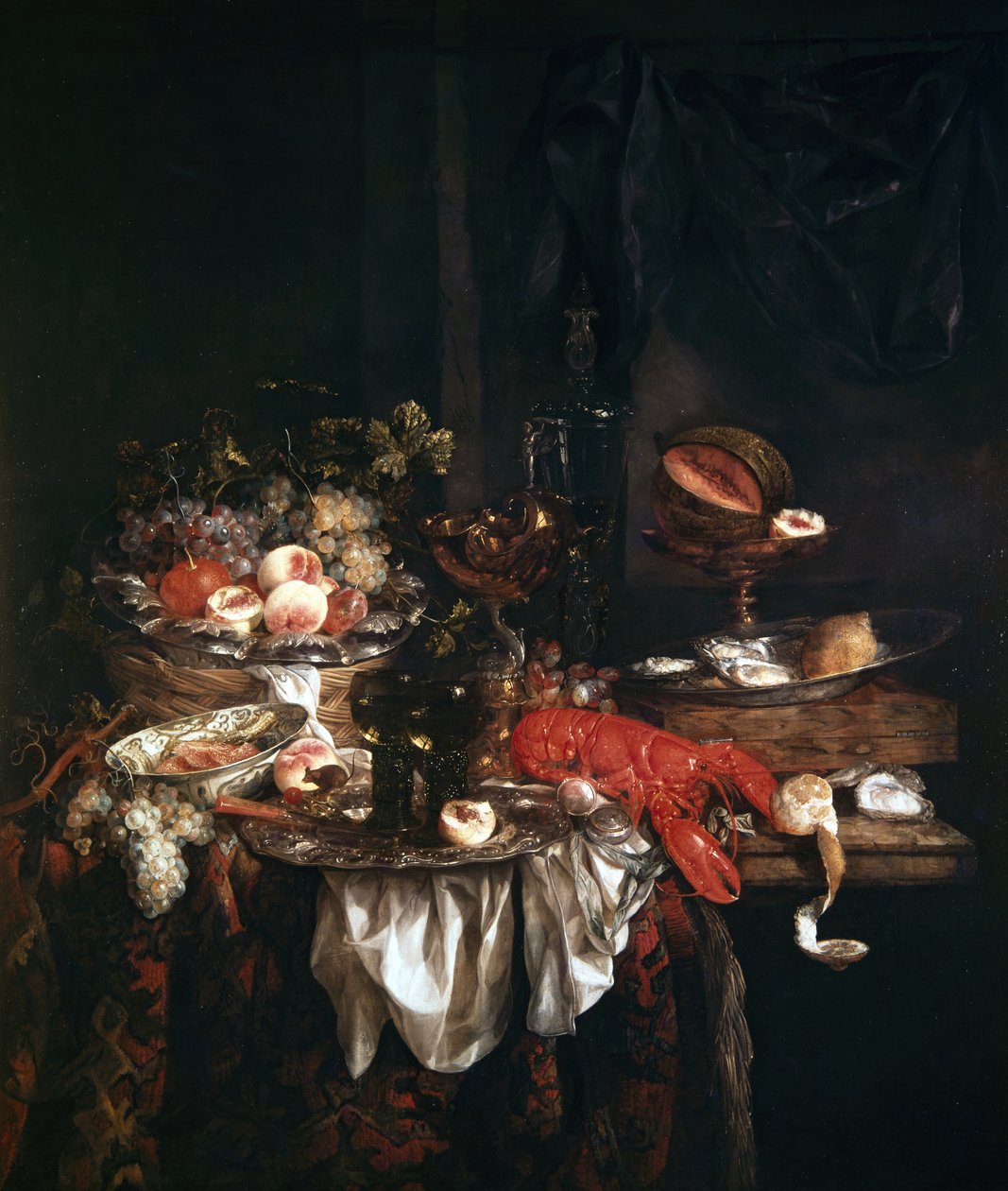 Naturaleza muerta de Abraham Hendricksz van Beyeren