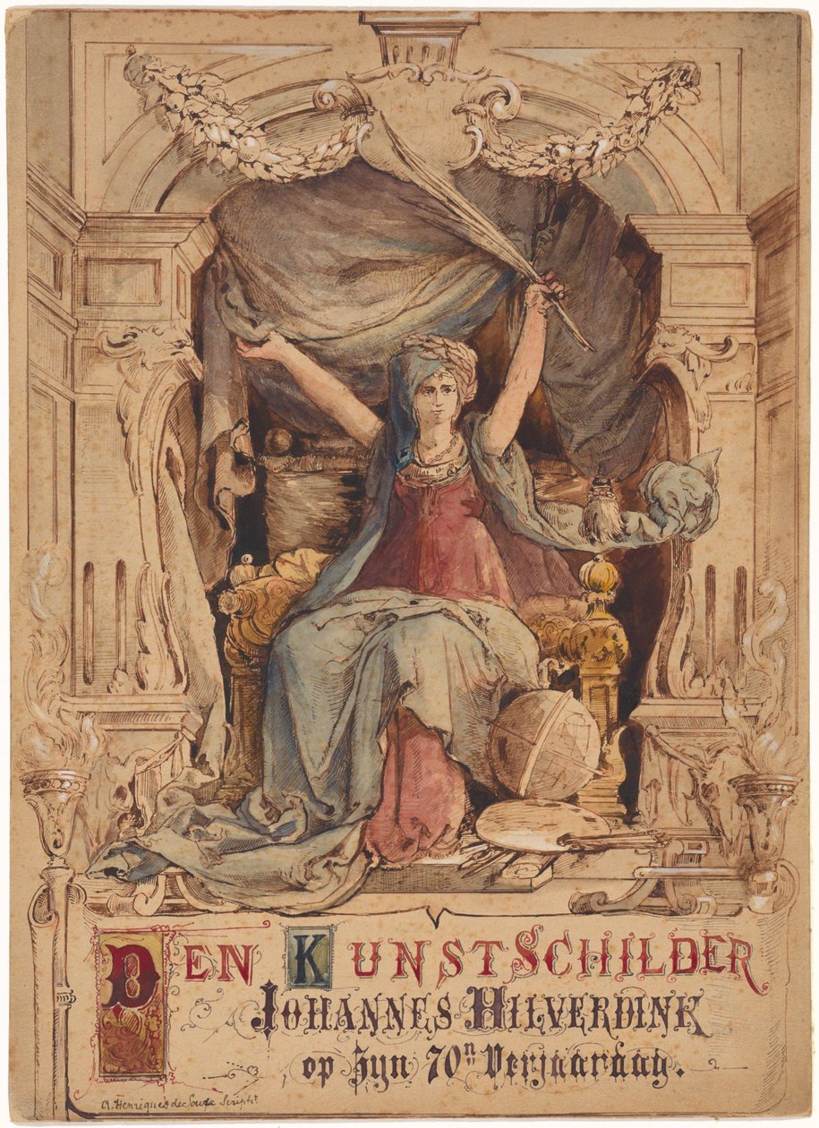 Personificación de la pintura de Abraham Henriques de Souza