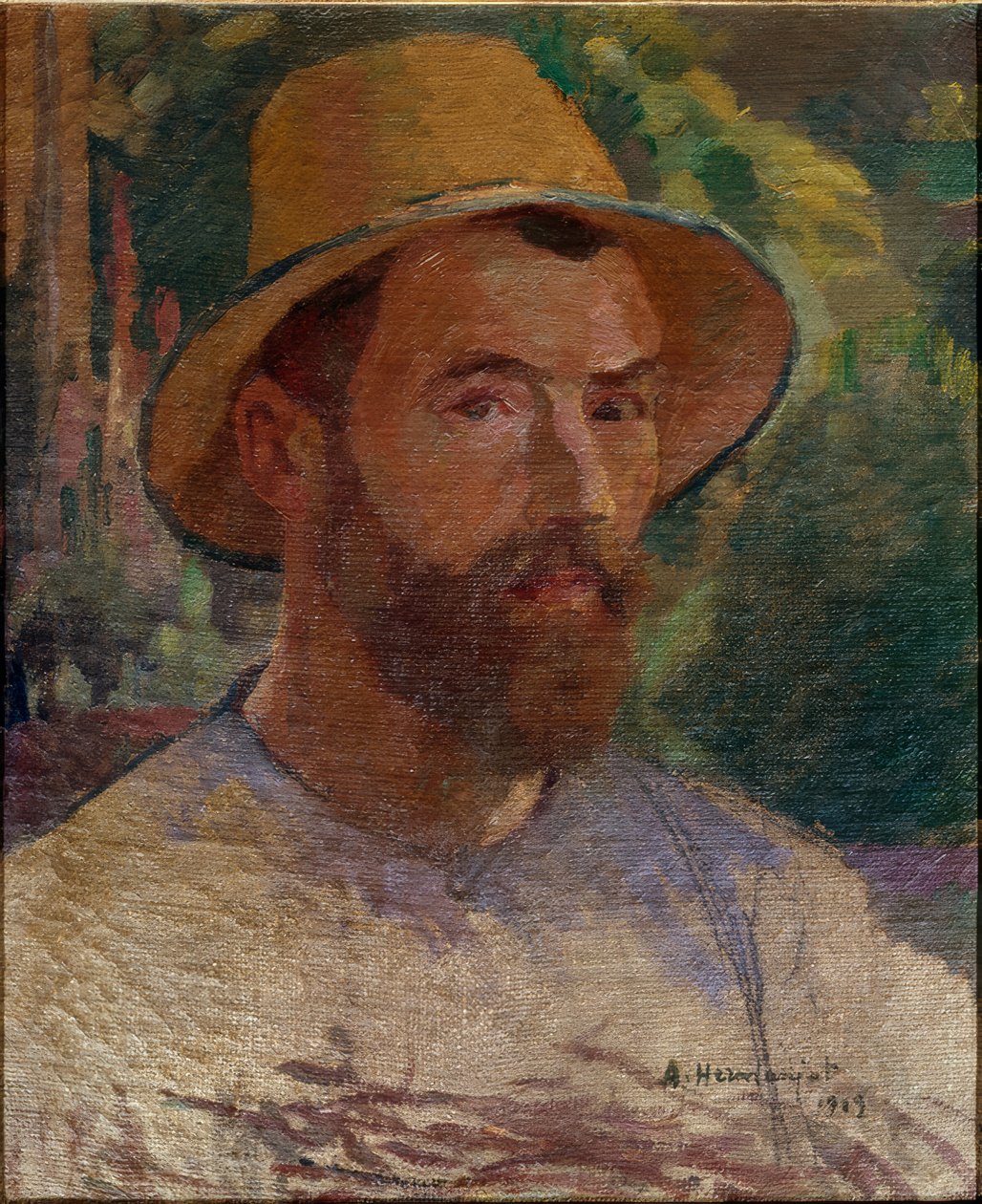 Autorretrato Abraham Hermanjat de Abraham Hermanjat