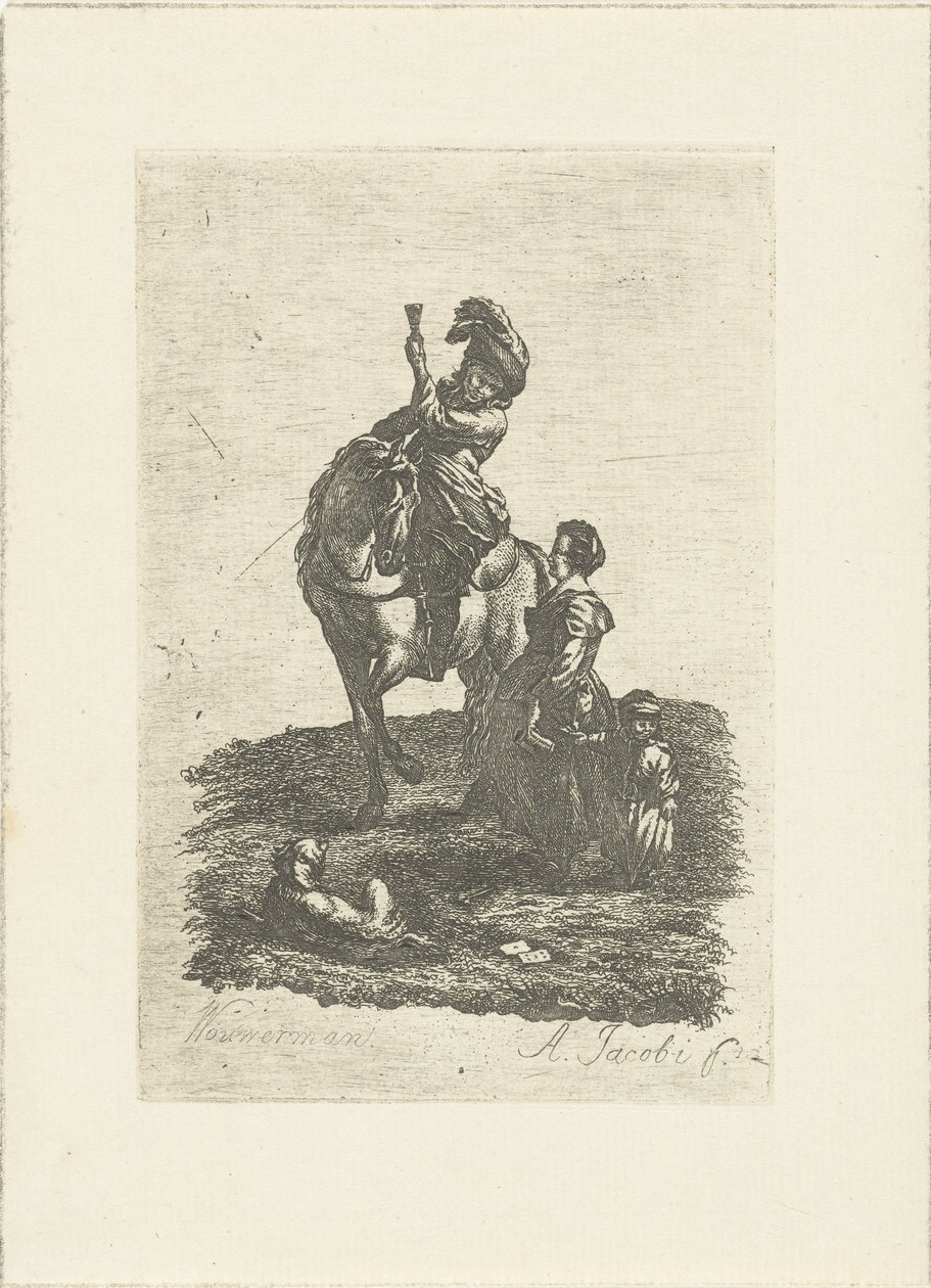 jinete a caballo de Abraham Jacobi