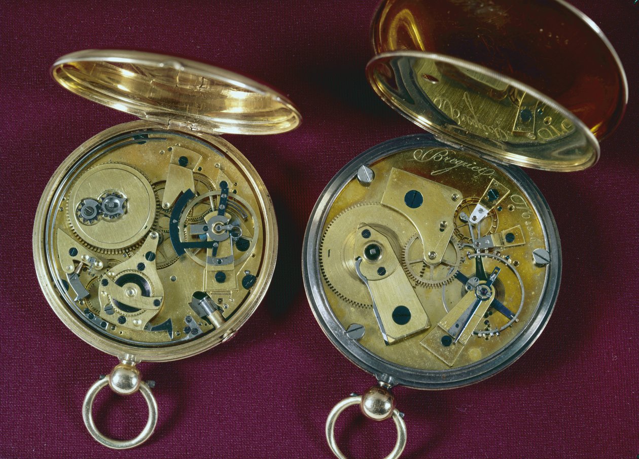 Dos relojes, hechos en París de Abraham Louis Breguet