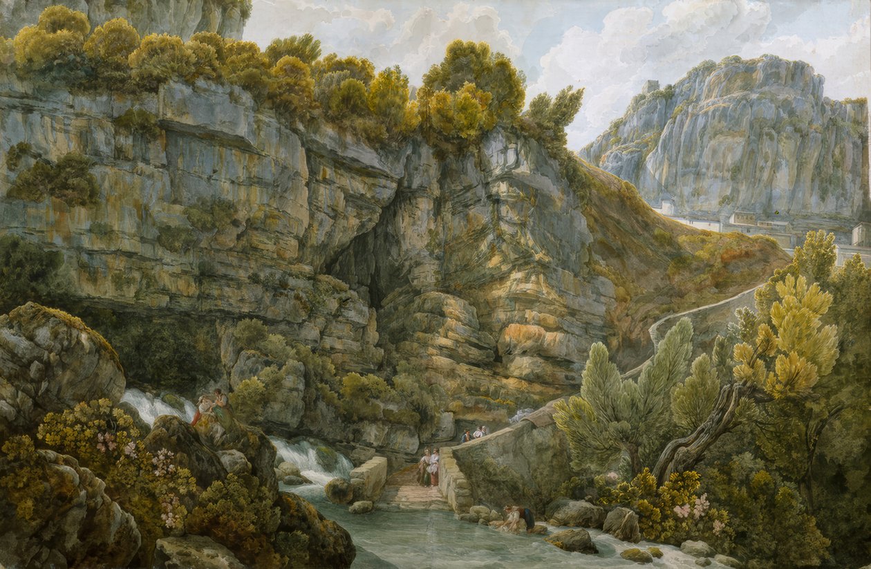 Las fuentes del Velino de Abraham Louis Rodolphe Ducros