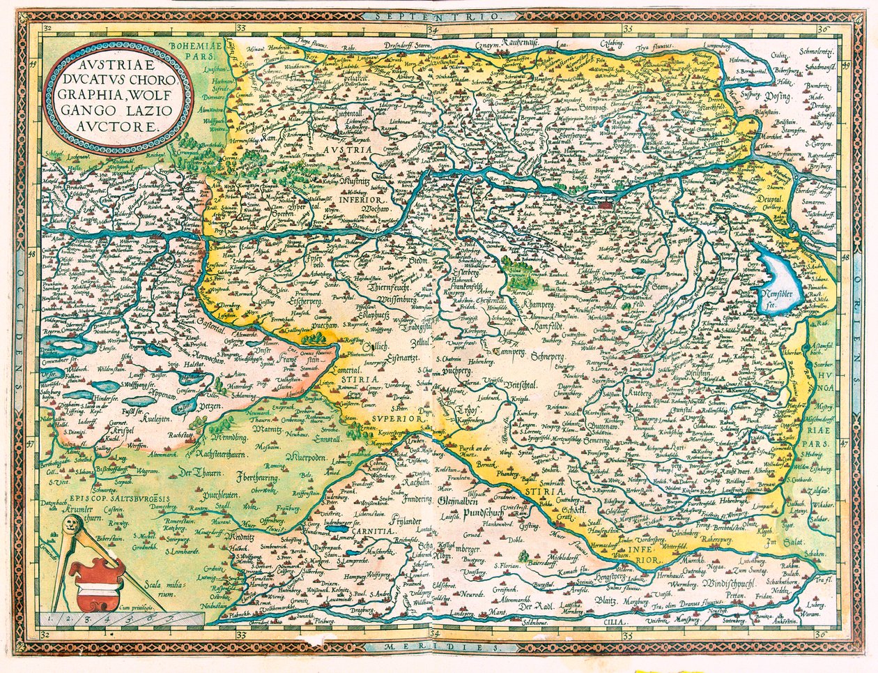 Austria Oriental de Abraham Ortelius