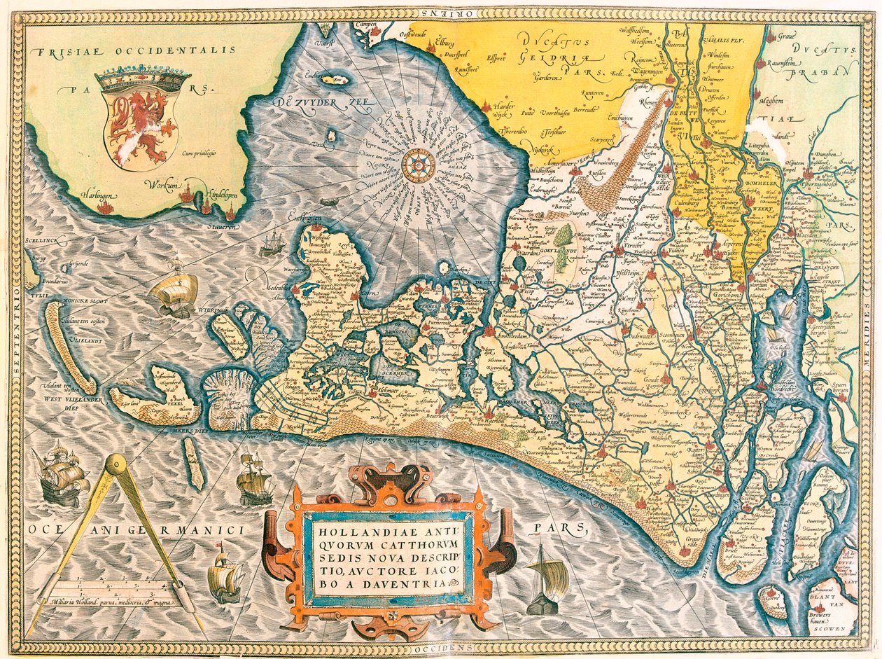 Provincia: Frisia, Holanda Septentrional, Holanda Meridional, Brabante Septentrional, Limburgo, Utrecht, Gelderland, Flevoland, Países Bajos de Abraham Ortelius