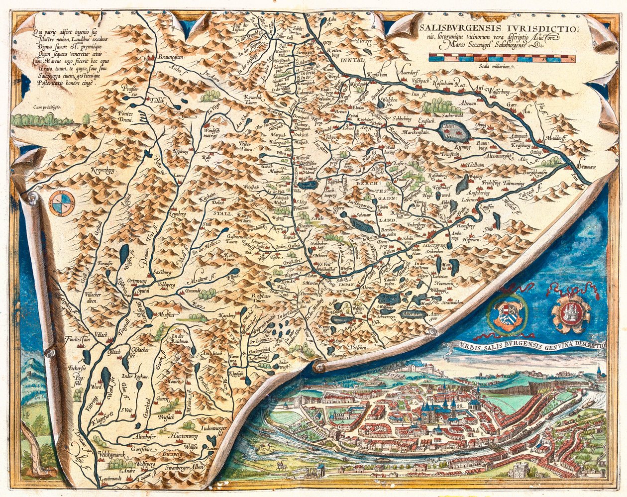 Salzburgo, Austria de Abraham Ortelius