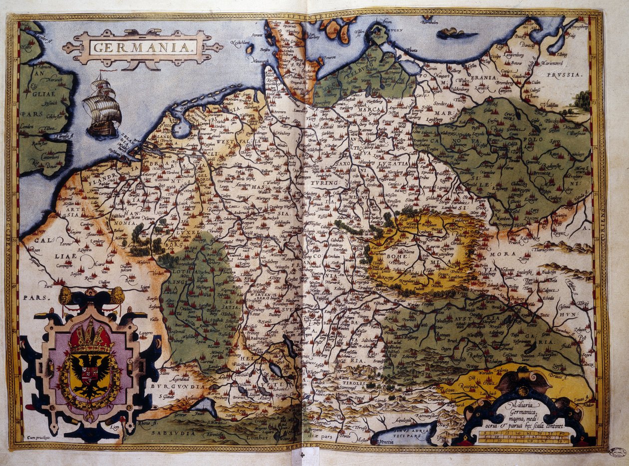 Vista de Prusia. Lámina de una edición de 