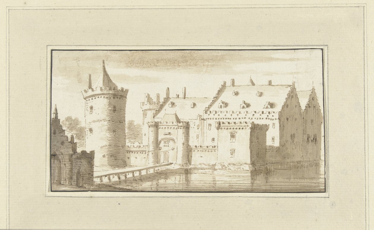 La casa Kronenburg junto al Vecht de Abraham Rademaker