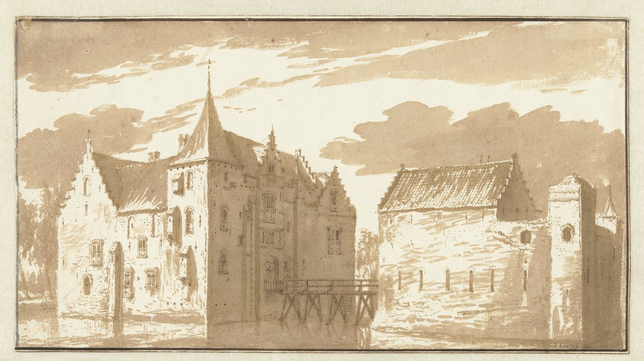 Castillo de Langerak de Abraham Rademaker