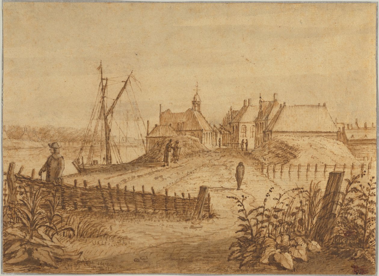 Vista de parte de la ciudad de Ámsterdam de Abraham Rutgers