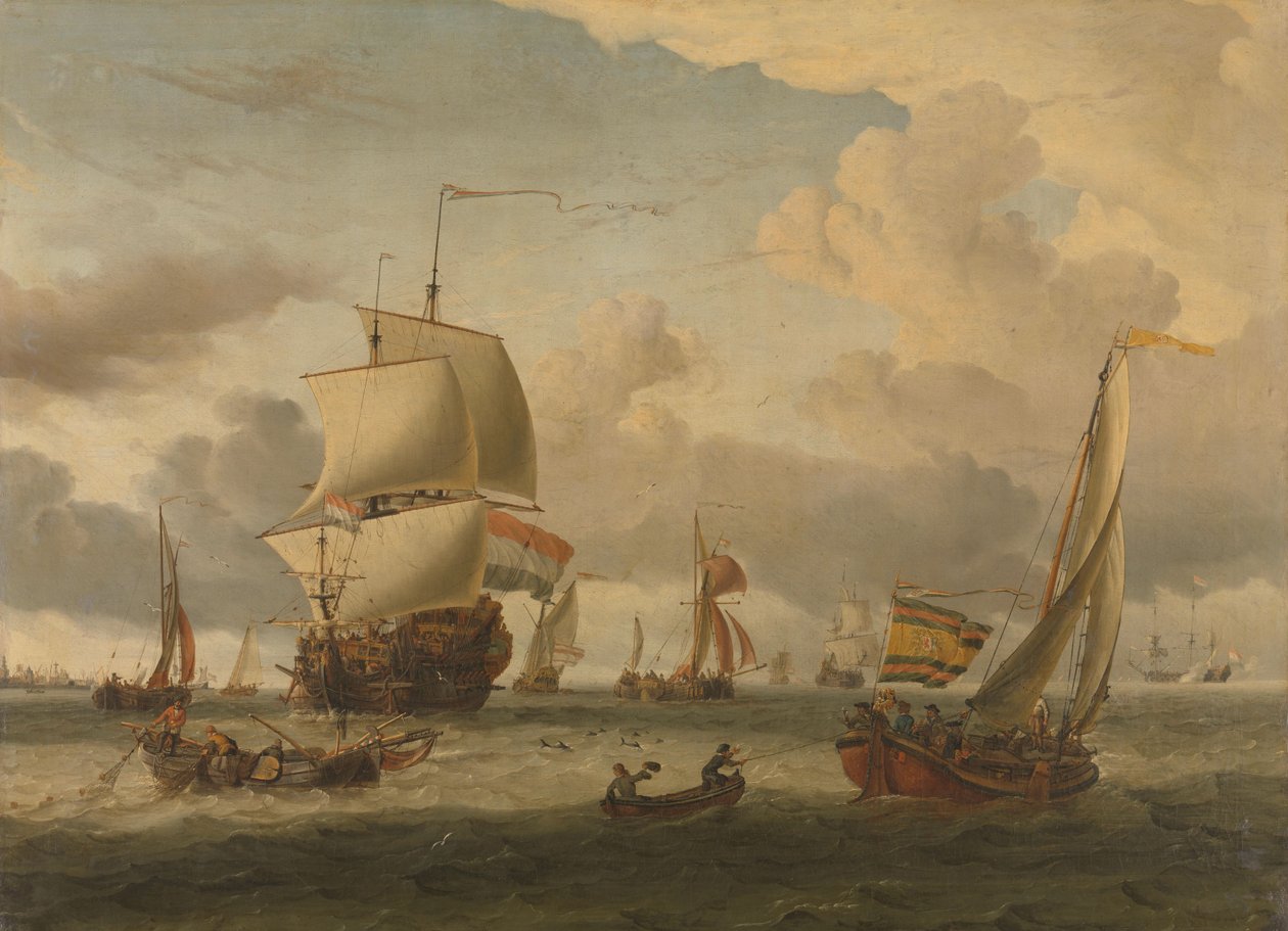 Las carreteras de Enkhuizen de Abraham Storck
