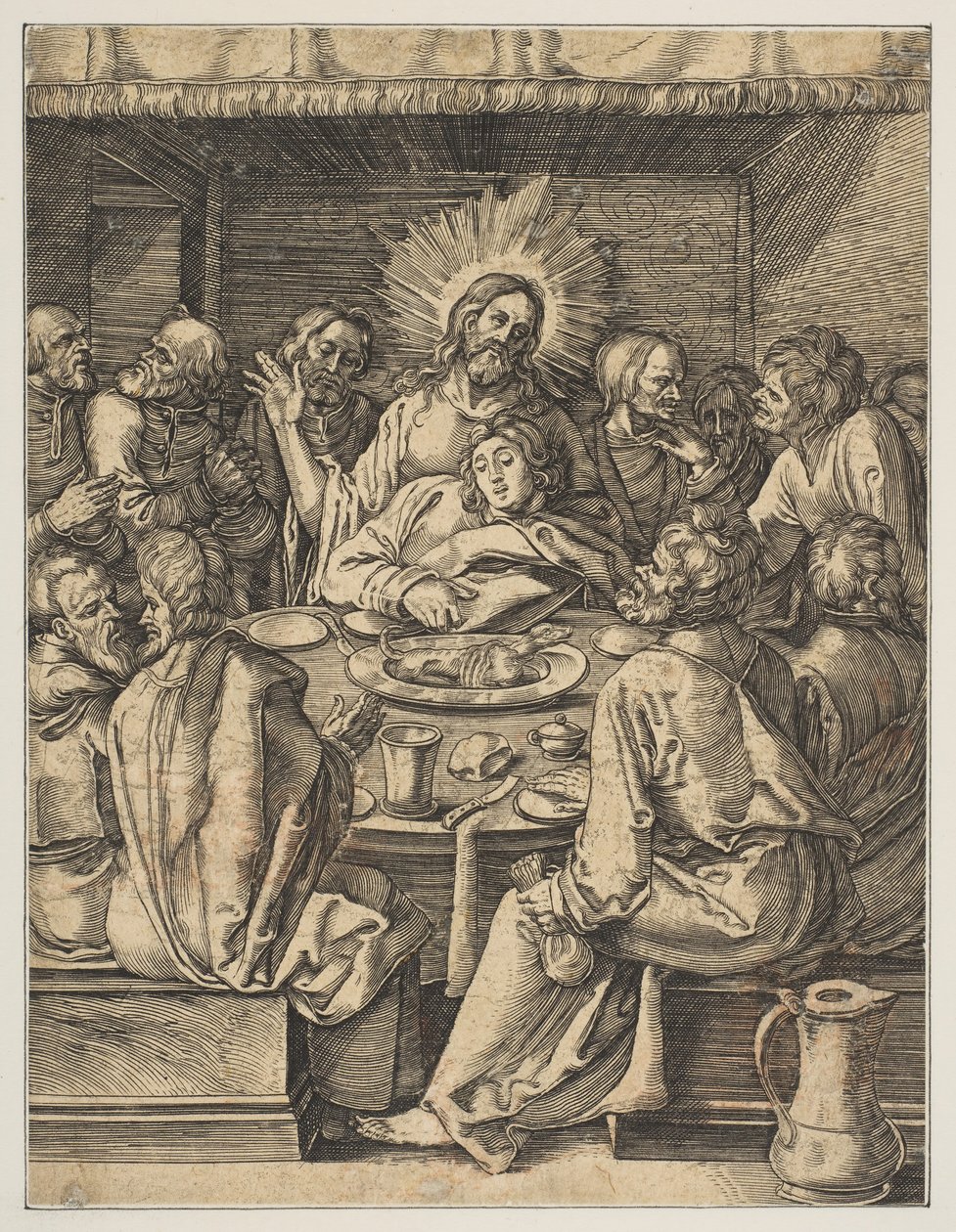 La última cena, de La pequeña pasión de Abraham Waesberge