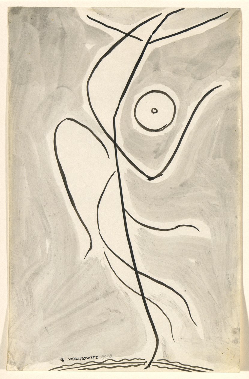 Abstracción de danza: Isadora Duncan (o de Abraham Walkowitz