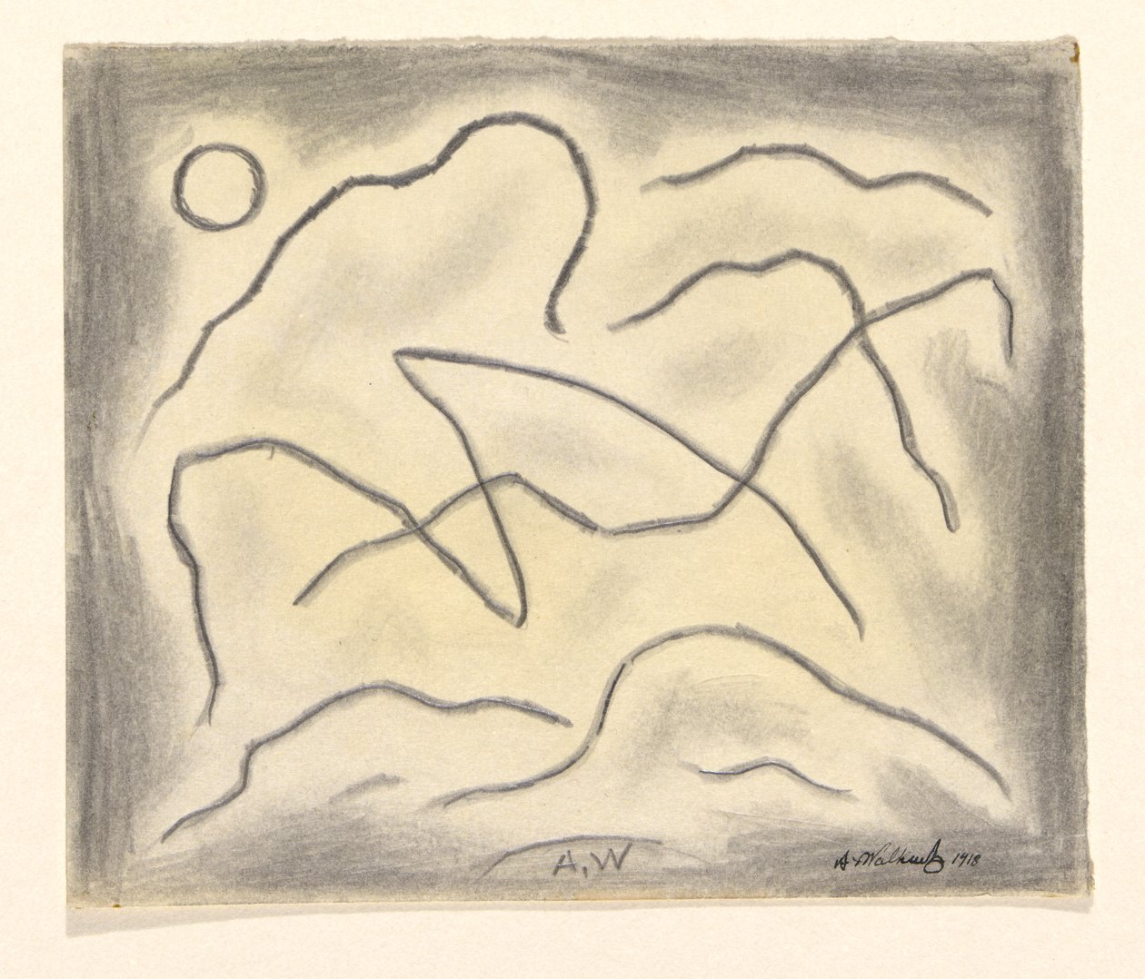 Líneas rítmicas: Abstracción de danza de Abraham Walkowitz