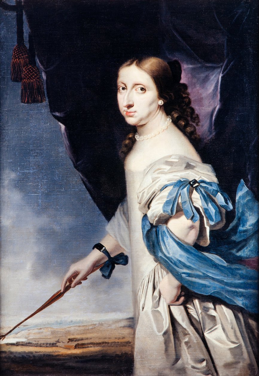 Retrato de la Reina Cristina de Suecia de Abraham Wuchters