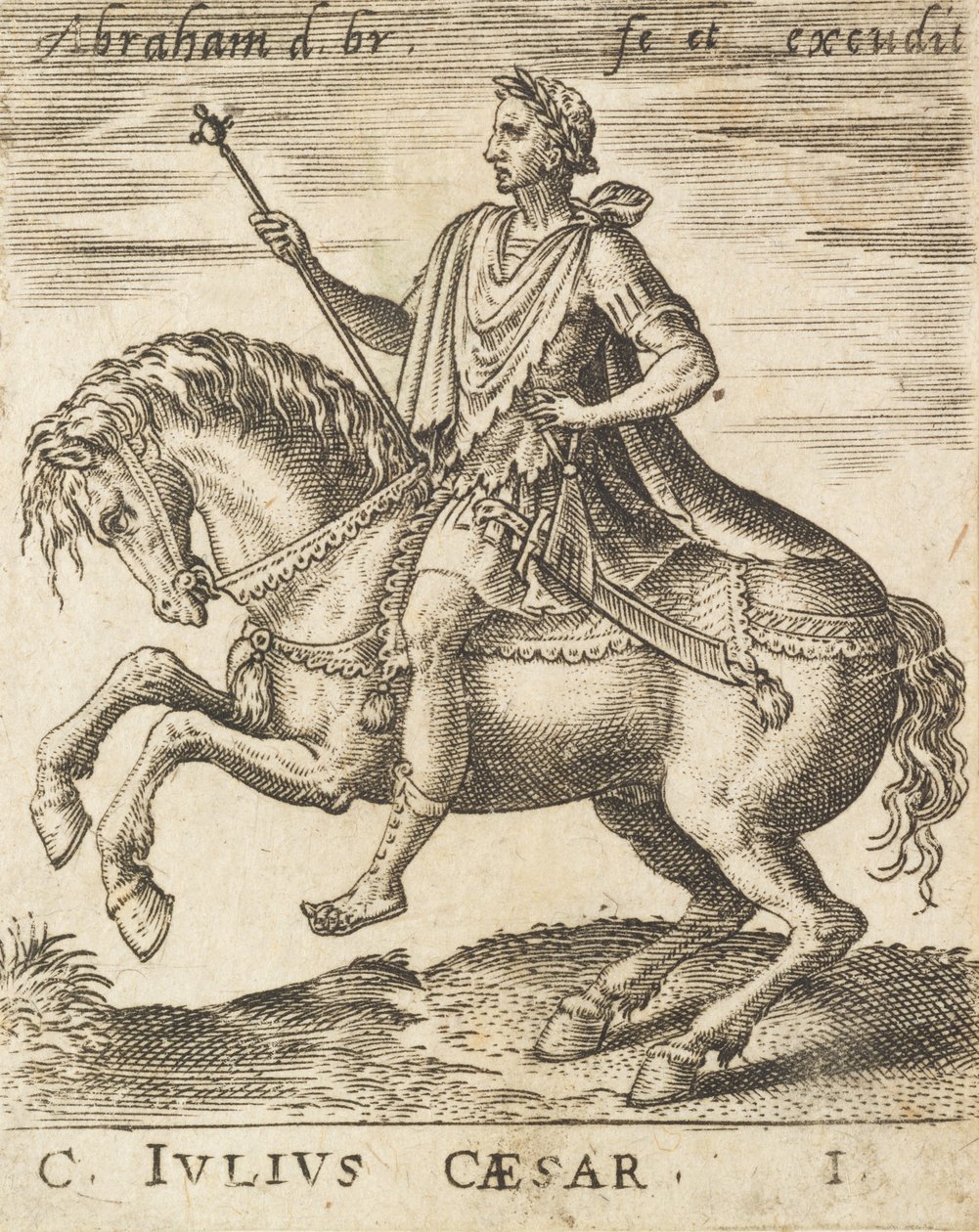 C. Julio César de Doce Césares a Caballo de Abraham de Bruyn
