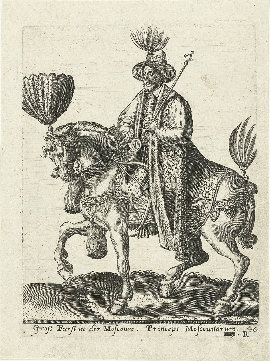 Gran Duque de Moscovia, 1577 de Abraham de Bruyn