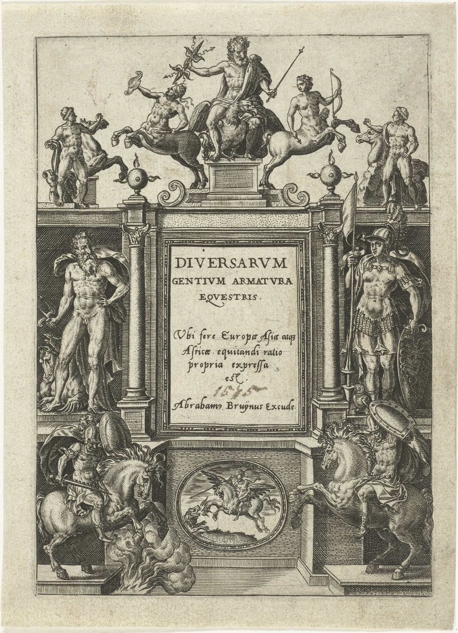 Página de título para casi todos los países europeos, asiáticos, africanos y de las Naciones Unidas Casi todas las naciones europeas, asiáticas, africanas y norteamericanas (título de la serie) de Abraham de Bruyn