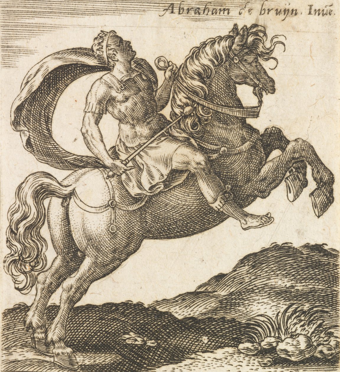 Tito Vespasiano de Doce Césares a Caballo, ca. 1565-1587 de Abraham de Bruyn