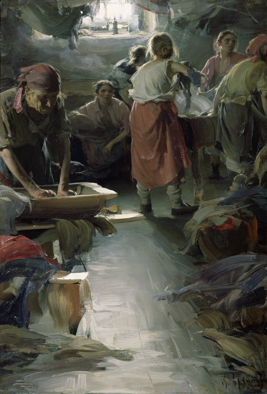 Lavanderas, 1901 de Abram Efimovich Arkhipov