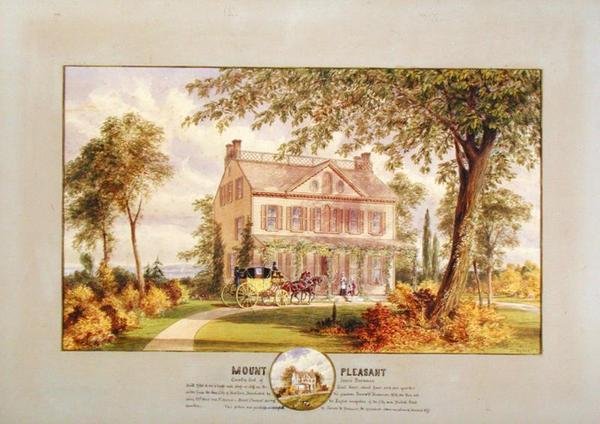 Mount Pleasant (Mansión Beekman), Ciudad de Nueva York, c.1874 de Abram Hosier