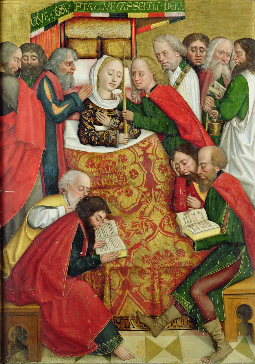Muerte de la Virgen, del Altar de la Cúpula, 1499 de Absolon Stumme