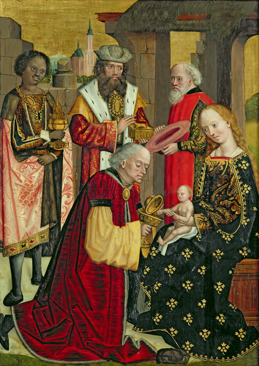 La adoración de los magos, del Altar de la Cúpula, 1499 de Absolon Stumme