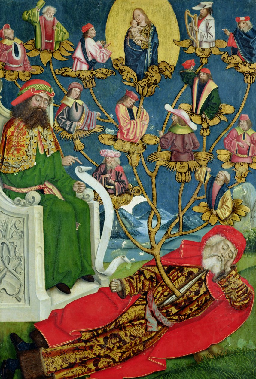 El Árbol de Jesé, del Altar de la Cúpula, 1499 de Absolon Stumme