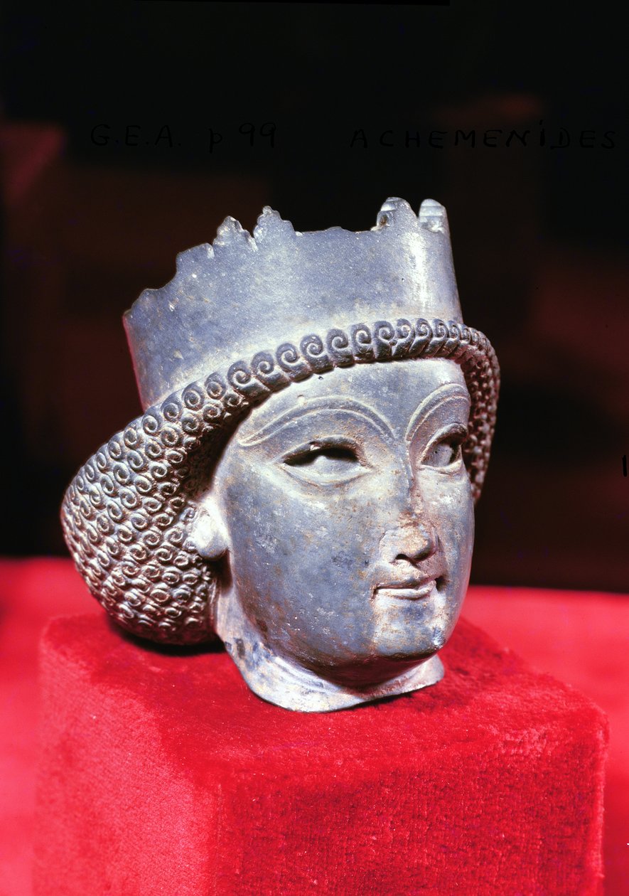 Cabeza de un príncipe, de Persépolis, siglo V-IV a.C. de Achaemenid