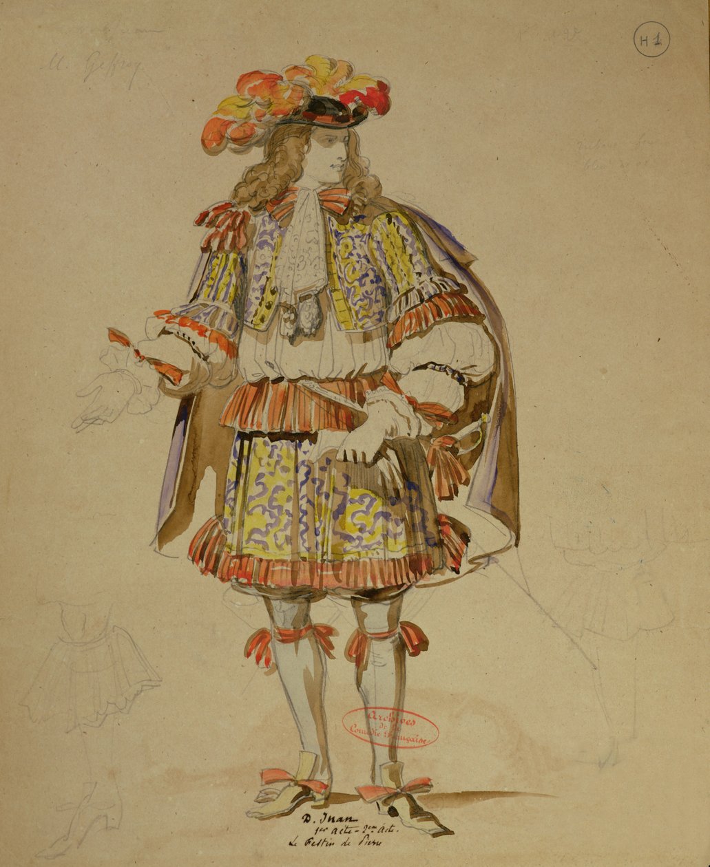 Diseño de Vestuario para una Producción de 1847 de 