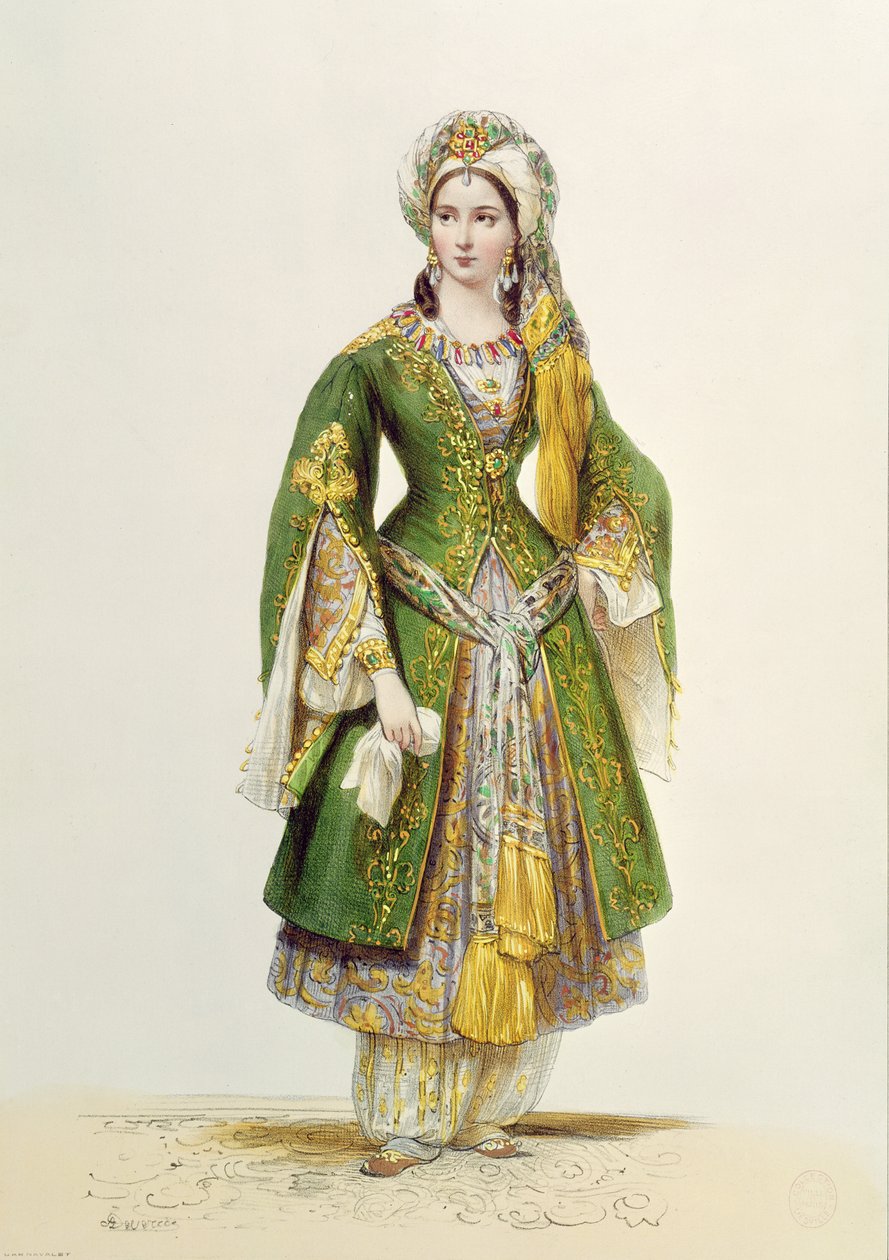 Mademoiselle Rachel (1821-58) como Roxane en 