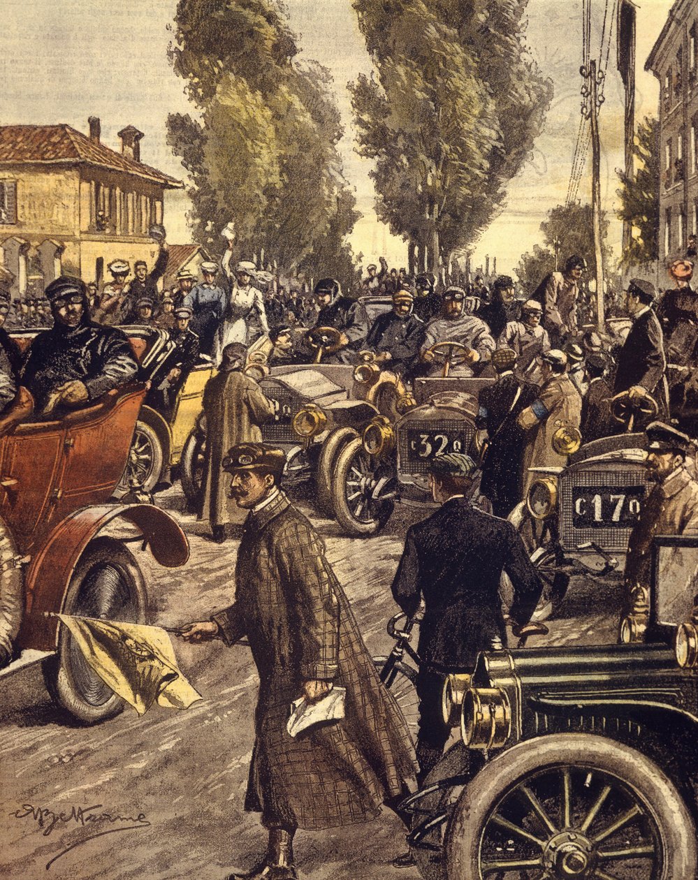Carrera internacional de resistencia de coches, 27 de mayo de Achille Beltrame