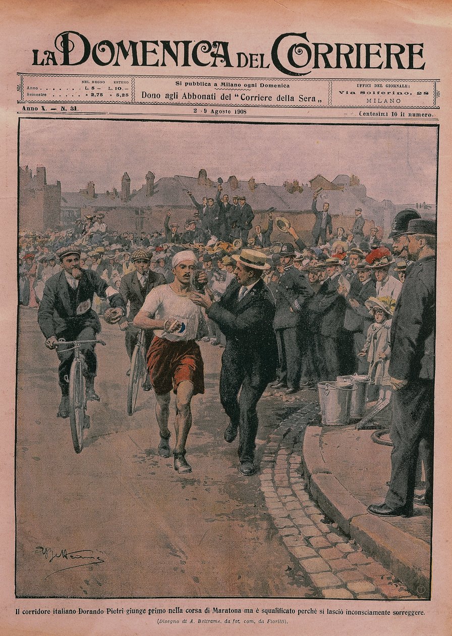 Los Juegos Olímpicos de 1908, portada de 