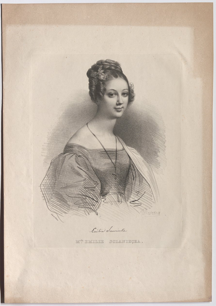 Melle. EMILIE SCZANIECKA. de Achille Devéria